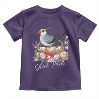 Funny Swedish Easter Day Toddler T Shirt Glad Pask Easter Eggs Cuckoo Bird