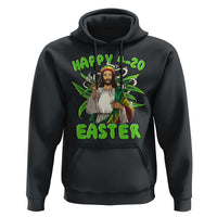 Funny Easter Day Christian Weed Hoodie Happy 420 Easter Jesus Smokes Stoner