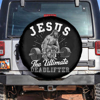 Funny Jesus The Ultimate Deadlifter Spare Tire Cover Christian Workout Gym