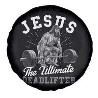 Funny Jesus The Ultimate Deadlifter Spare Tire Cover Christian Workout Gym