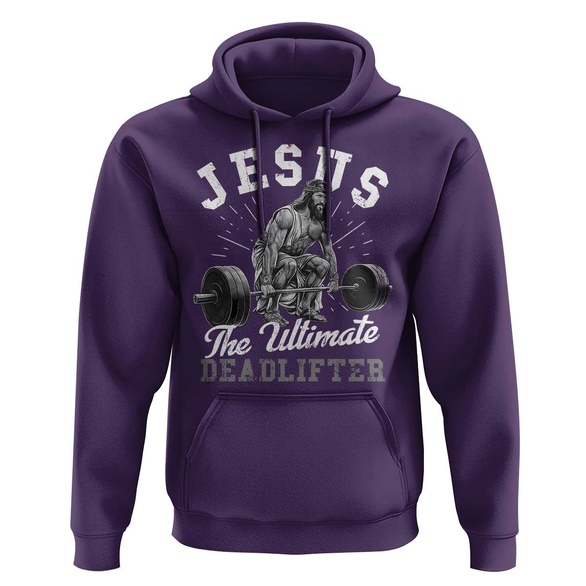 Funny Jesus The Ultimate Deadlifter Hoodie Christian Workout Gym