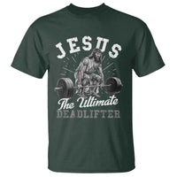 Funny Jesus The Ultimate Deadlifter T Shirt Christian Workout Gym