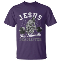 Funny Jesus The Ultimate Deadlifter T Shirt Christian Workout Gym