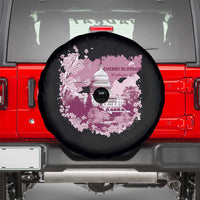 Washington DC Cherry Blossoms Spare Tire Cover Capitol Building Sakura