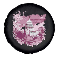 Washington DC Cherry Blossoms Spare Tire Cover Capitol Building Sakura