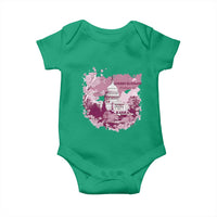 Washington DC Cherry Blossoms Baby Onesie Capitol Building Sakura