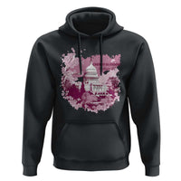 Washington DC Cherry Blossoms Hoodie Capitol Building Sakura