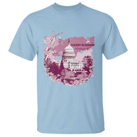 Washington DC Cherry Blossoms T Shirt Capitol Building Sakura
