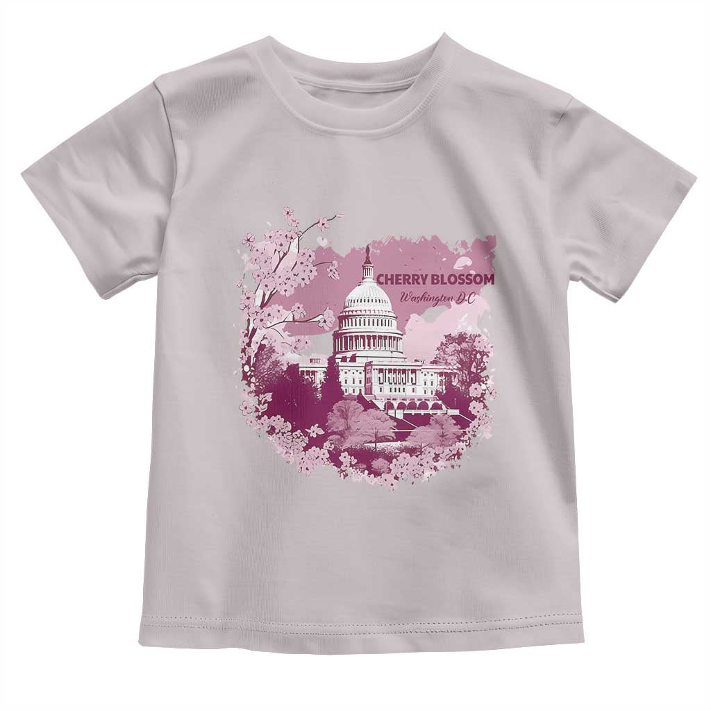 Washington DC Cherry Blossoms Toddler T Shirt Capitol Building Sakura