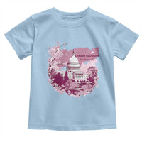 Washington DC Cherry Blossoms Toddler T Shirt Capitol Building Sakura