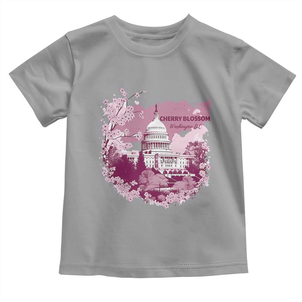 Washington DC Cherry Blossoms Toddler T Shirt Capitol Building Sakura