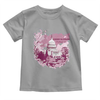 Washington DC Cherry Blossoms Toddler T Shirt Capitol Building Sakura