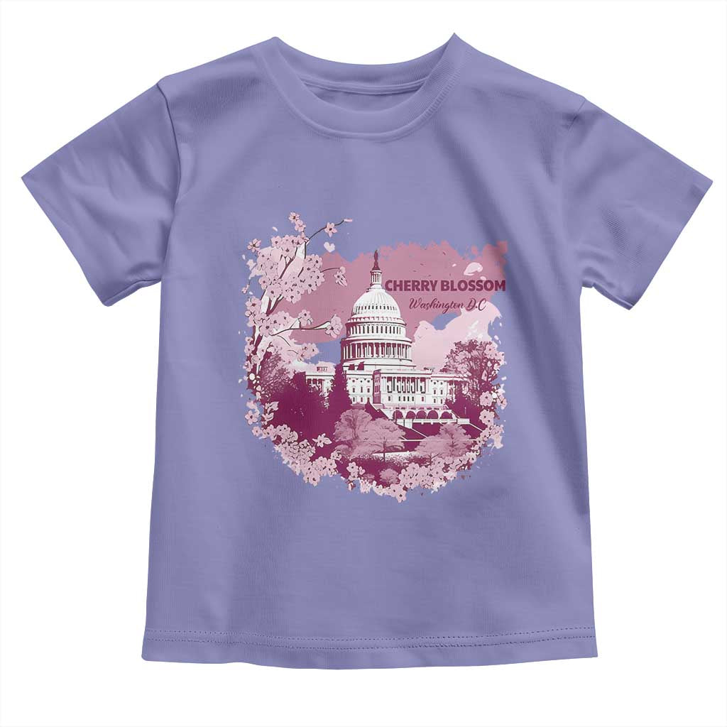 Washington DC Cherry Blossoms Toddler T Shirt Capitol Building Sakura