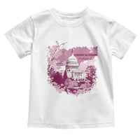 Washington DC Cherry Blossoms Toddler T Shirt Capitol Building Sakura