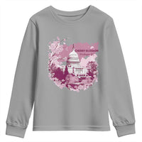 Washington DC Cherry Blossoms Youth Sweatshirt Capitol Building Sakura