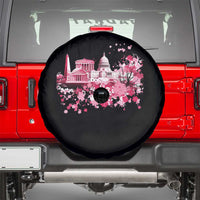 Washington DC Cherry Blossoms Spare Tire Cover Capitol Building Monuments Memorials Sakura