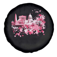 Washington DC Cherry Blossoms Spare Tire Cover Capitol Building Monuments Memorials Sakura