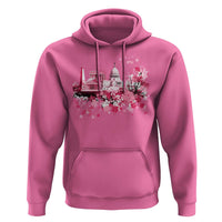 Washington DC Cherry Blossoms Hoodie Capitol Building Monuments Memorials Sakura TS11