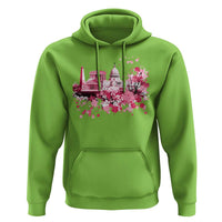 Washington DC Cherry Blossoms Hoodie Capitol Building Monuments Memorials Sakura TS11