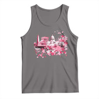 Washington DC Cherry Blossoms Tank Top Capitol Building Monuments Memorials Sakura