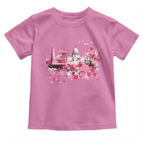 Washington DC Cherry Blossoms Toddler T Shirt Capitol Building Monuments Memorials Sakura TS11