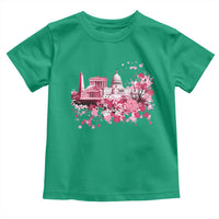 Washington DC Cherry Blossoms Toddler T Shirt Capitol Building Monuments Memorials Sakura