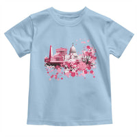Washington DC Cherry Blossoms Toddler T Shirt Capitol Building Monuments Memorials Sakura