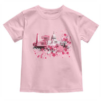 Washington DC Cherry Blossoms Toddler T Shirt Capitol Building Monuments Memorials Sakura