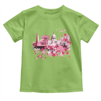 Washington DC Cherry Blossoms Toddler T Shirt Capitol Building Monuments Memorials Sakura TS11