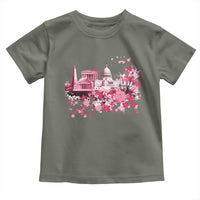 Washington DC Cherry Blossoms Toddler T Shirt Capitol Building Monuments Memorials Sakura TS11