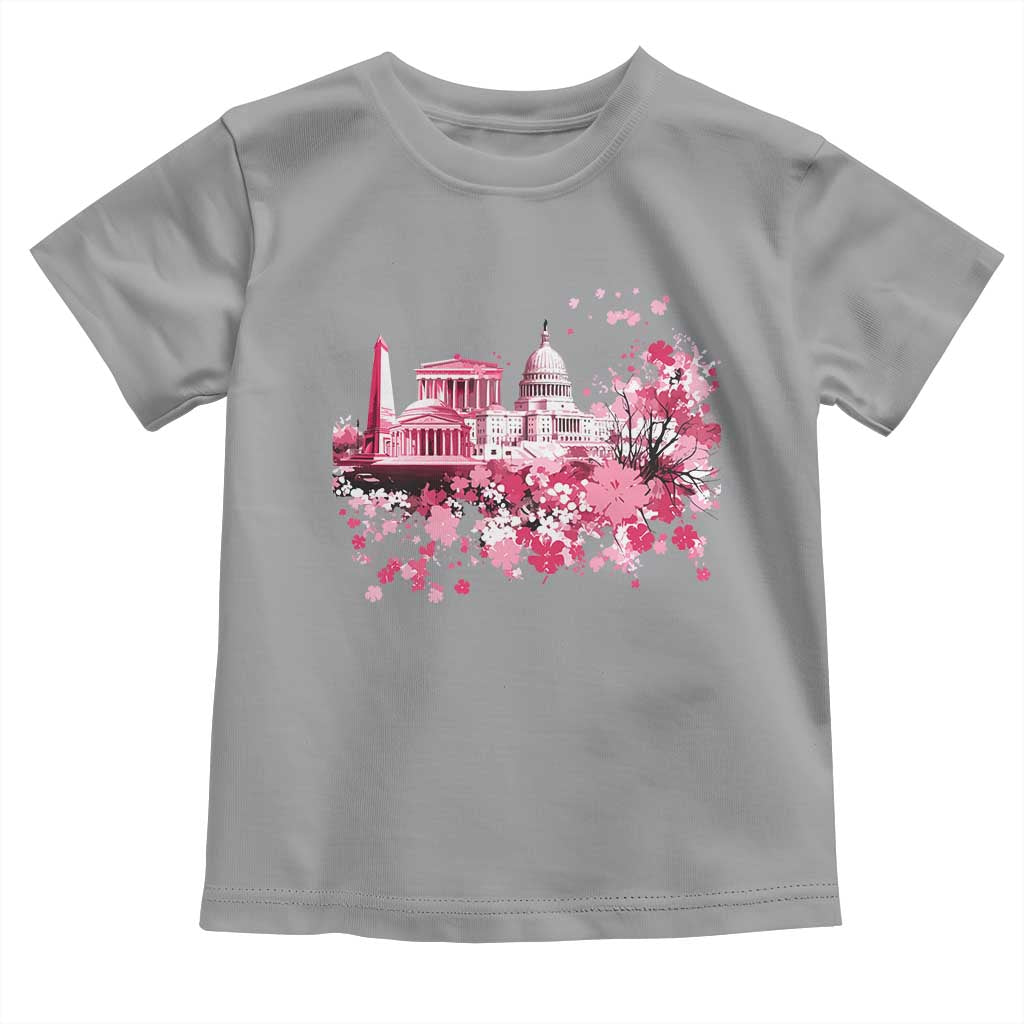 Washington DC Cherry Blossoms Toddler T Shirt Capitol Building Monuments Memorials Sakura