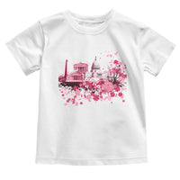 Washington DC Cherry Blossoms Toddler T Shirt Capitol Building Monuments Memorials Sakura