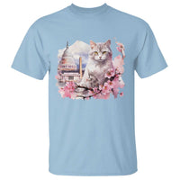 Washington DC Cat Cherry Blossoms T Shirt Capitol Building Monuments Memorials Sakura