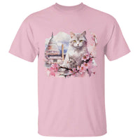 Washington DC Cat Cherry Blossoms T Shirt Capitol Building Monuments Memorials Sakura