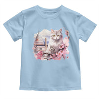 Washington DC Cat Cherry Blossoms Toddler T Shirt Capitol Building Monuments Memorials Sakura