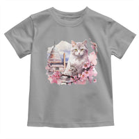 Washington DC Cat Cherry Blossoms Toddler T Shirt Capitol Building Monuments Memorials Sakura