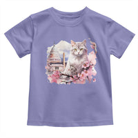 Washington DC Cat Cherry Blossoms Toddler T Shirt Capitol Building Monuments Memorials Sakura