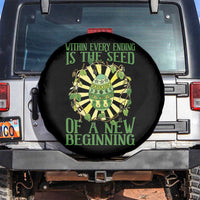 Within Every Ending Is The Seed Of A New Beginning Spare Tire Cover Ostara Pagan Eostre Easter Day