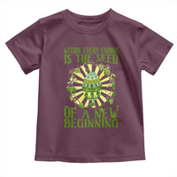 Within Every Ending Is The Seed Of A New Beginning Toddler T Shirt Ostara Pagan Eostre Easter Day