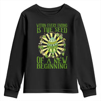 Within Every Ending Is The Seed Of A New Beginning Youth Sweatshirt Ostara Pagan Eostre Easter Day