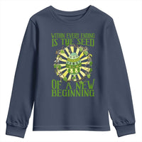 Within Every Ending Is The Seed Of A New Beginning Youth Sweatshirt Ostara Pagan Eostre Easter Day