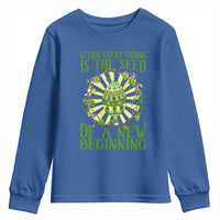 Within Every Ending Is The Seed Of A New Beginning Youth Sweatshirt Ostara Pagan Eostre Easter Day