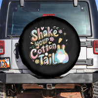Funny Easter Day Retro Bunny Shake Your Cotton Tail Spare Tire Cover