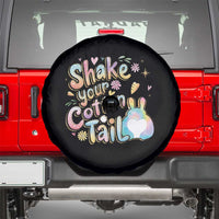 Funny Easter Day Retro Bunny Shake Your Cotton Tail Spare Tire Cover