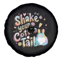 Funny Easter Day Retro Bunny Shake Your Cotton Tail Spare Tire Cover
