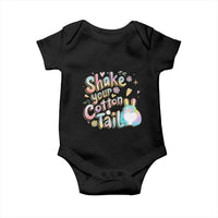 Funny Easter Day Retro Bunny Shake Your Cotton Tail Baby Onesie