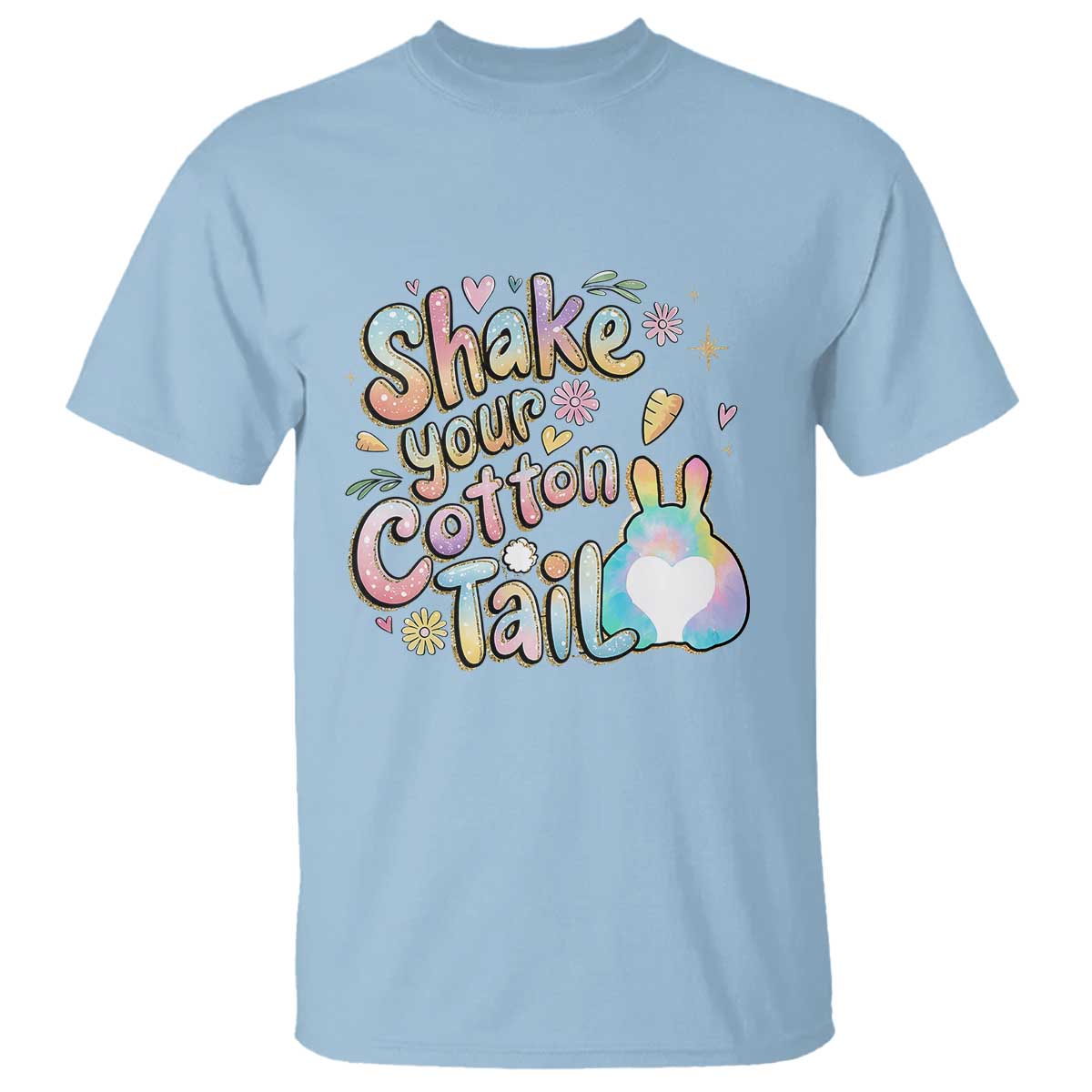 Funny Easter Day Retro Bunny Shake Your Cotton Tail T Shirt