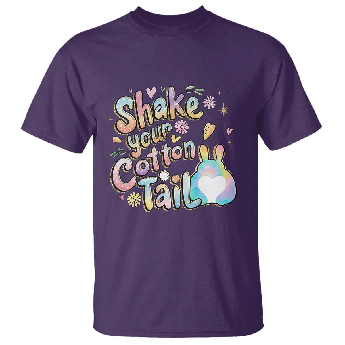 Funny Easter Day Retro Bunny Shake Your Cotton Tail T Shirt
