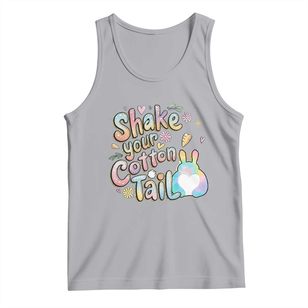 Funny Easter Day Retro Bunny Shake Your Cotton Tail Tank Top