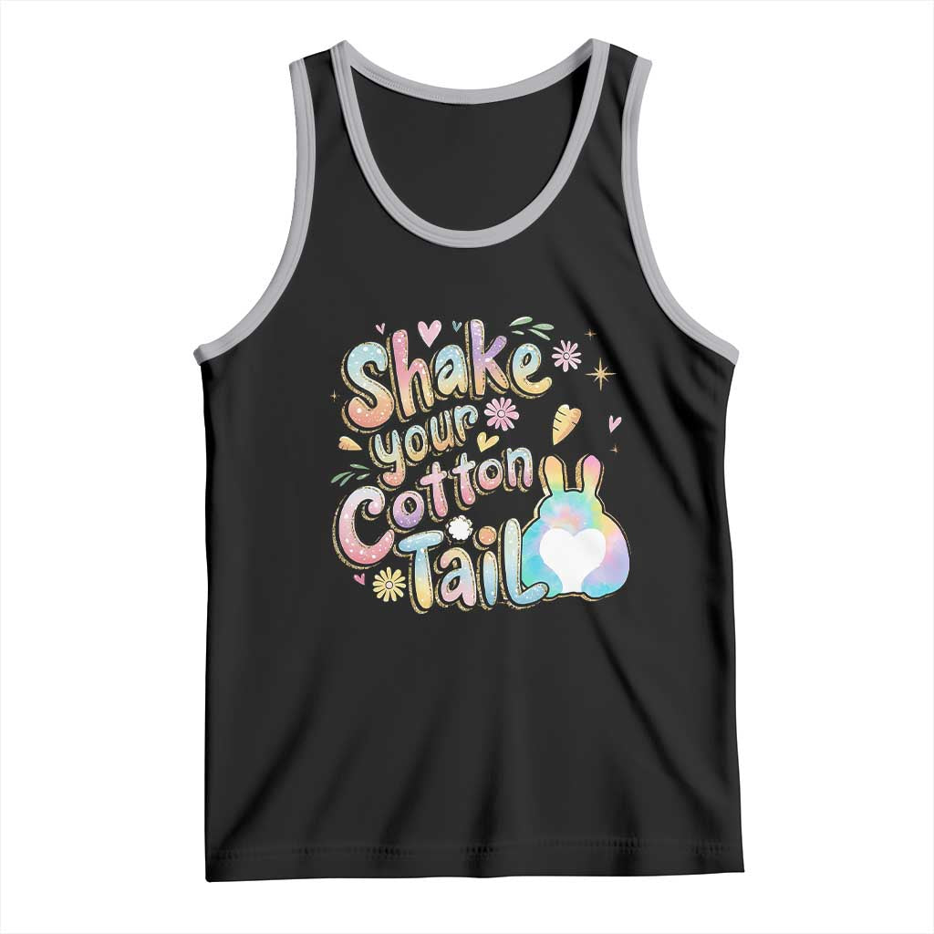 Funny Easter Day Retro Bunny Shake Your Cotton Tail Tank Top
